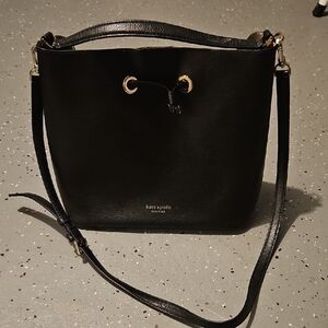 Kate Spade Black Leather Shoulder Bag